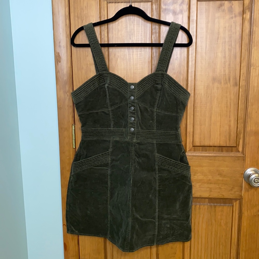 Express corduroy dress, size large